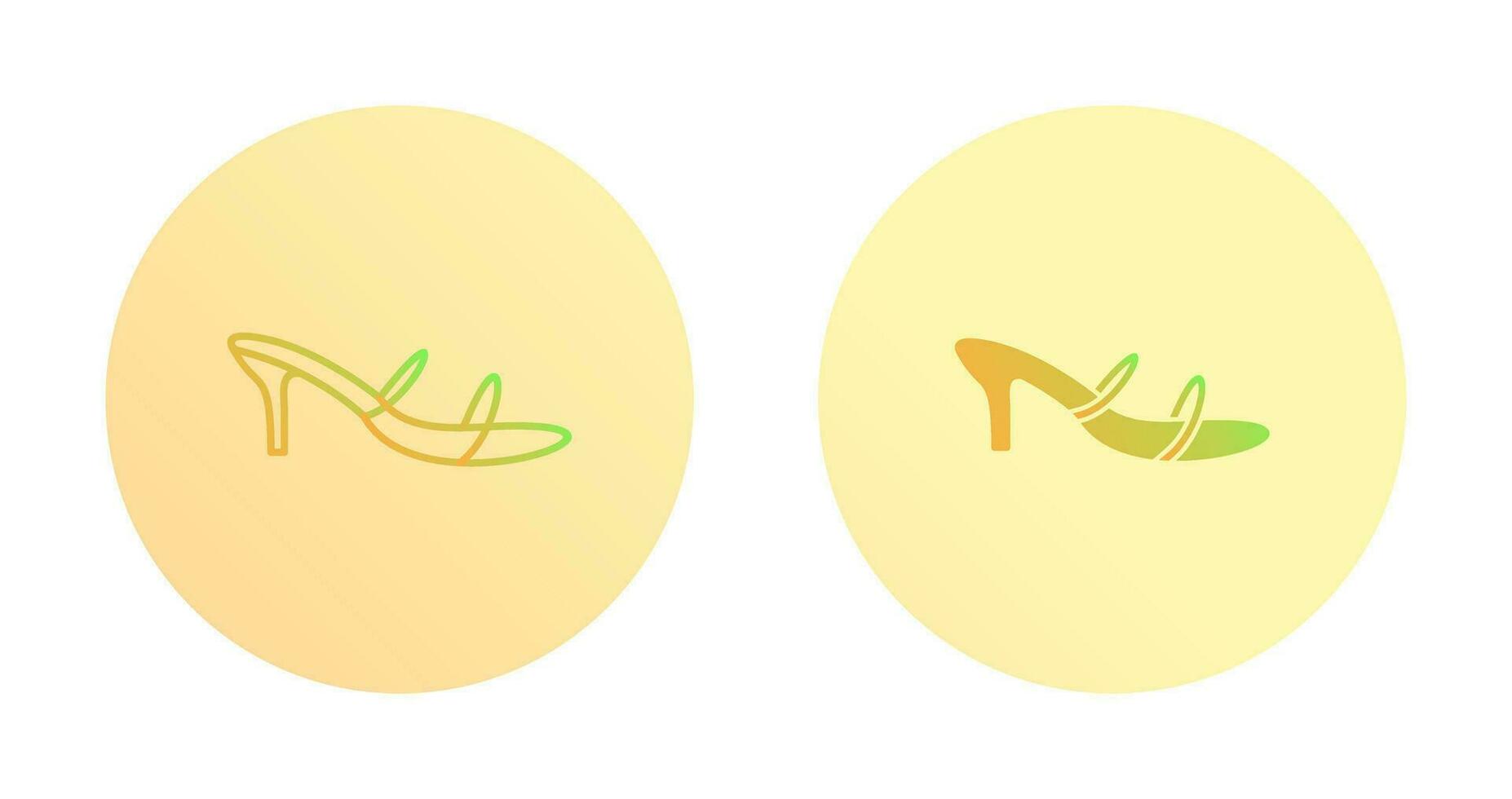 Stylish Sandals Vector Icon