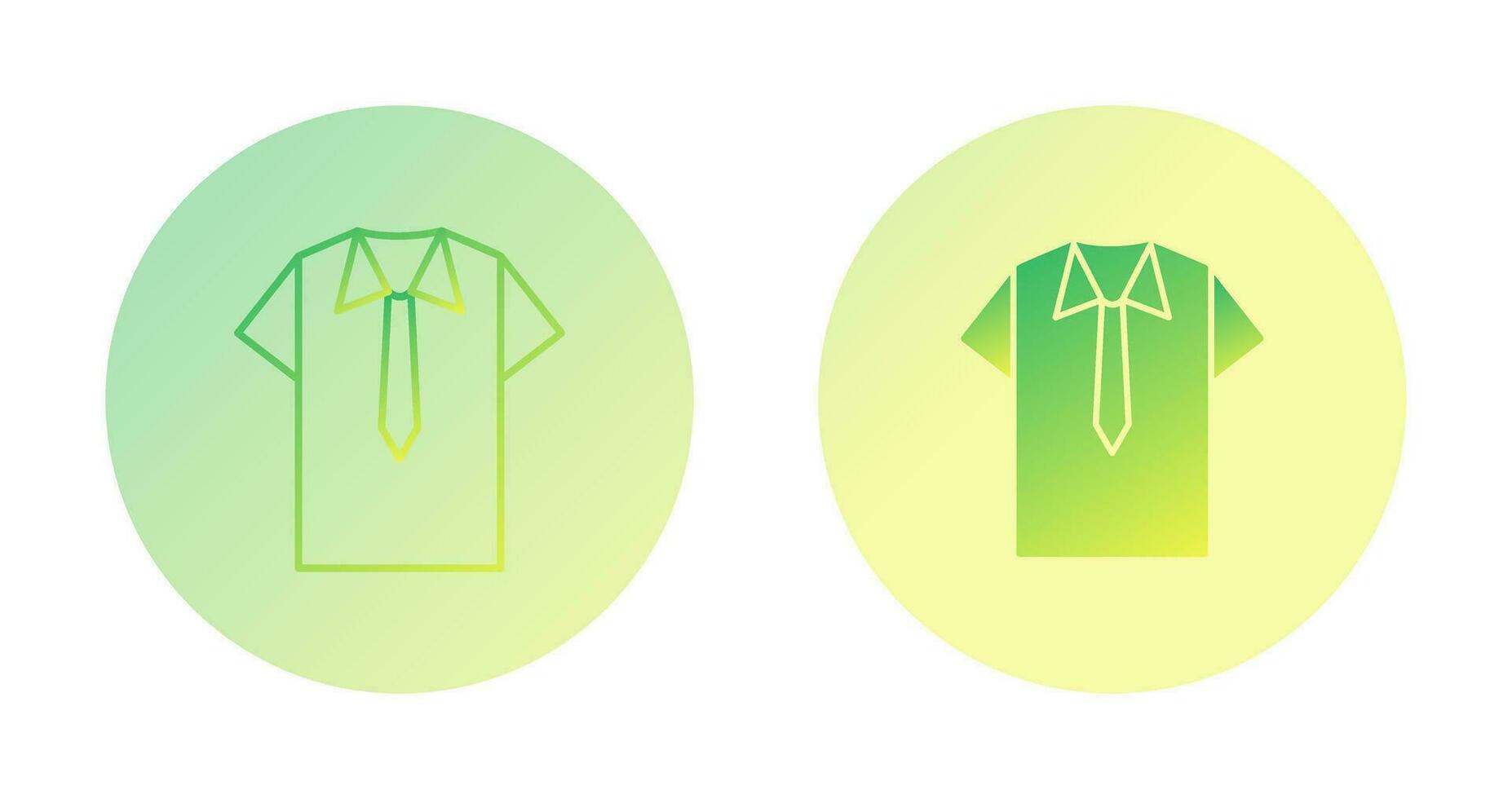 Shirt and Tie Vector Icon