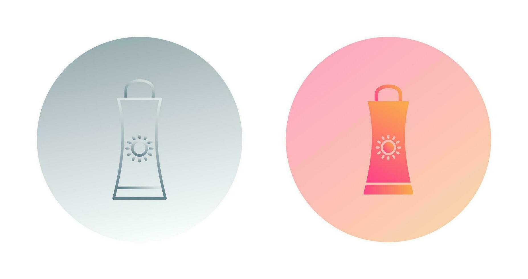 Sunblock Cream Vector Icon