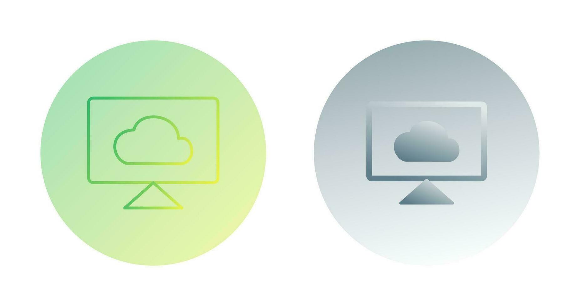 Cloud System Vector Icon