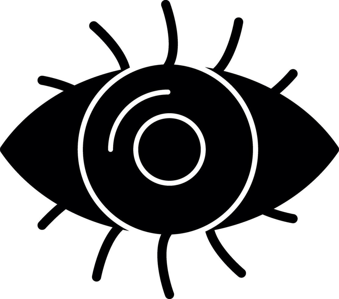 diseño de icono de vector de ojo