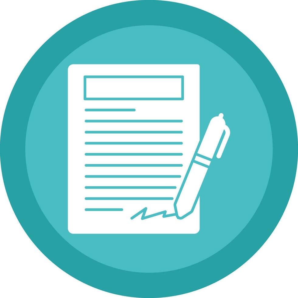 Agreement Vector Icon Design