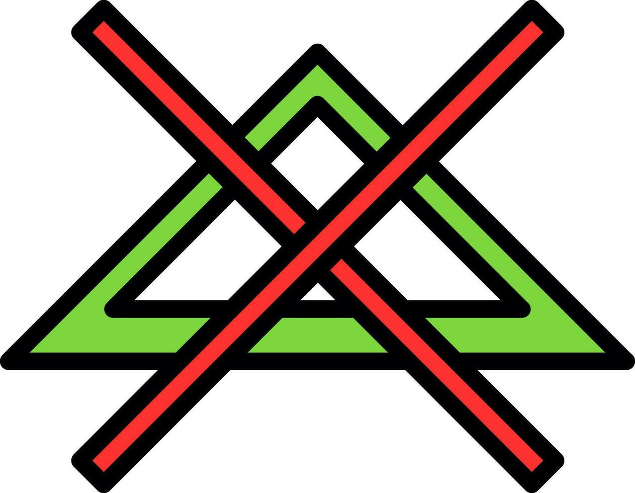 No bleach Vector Icon Design