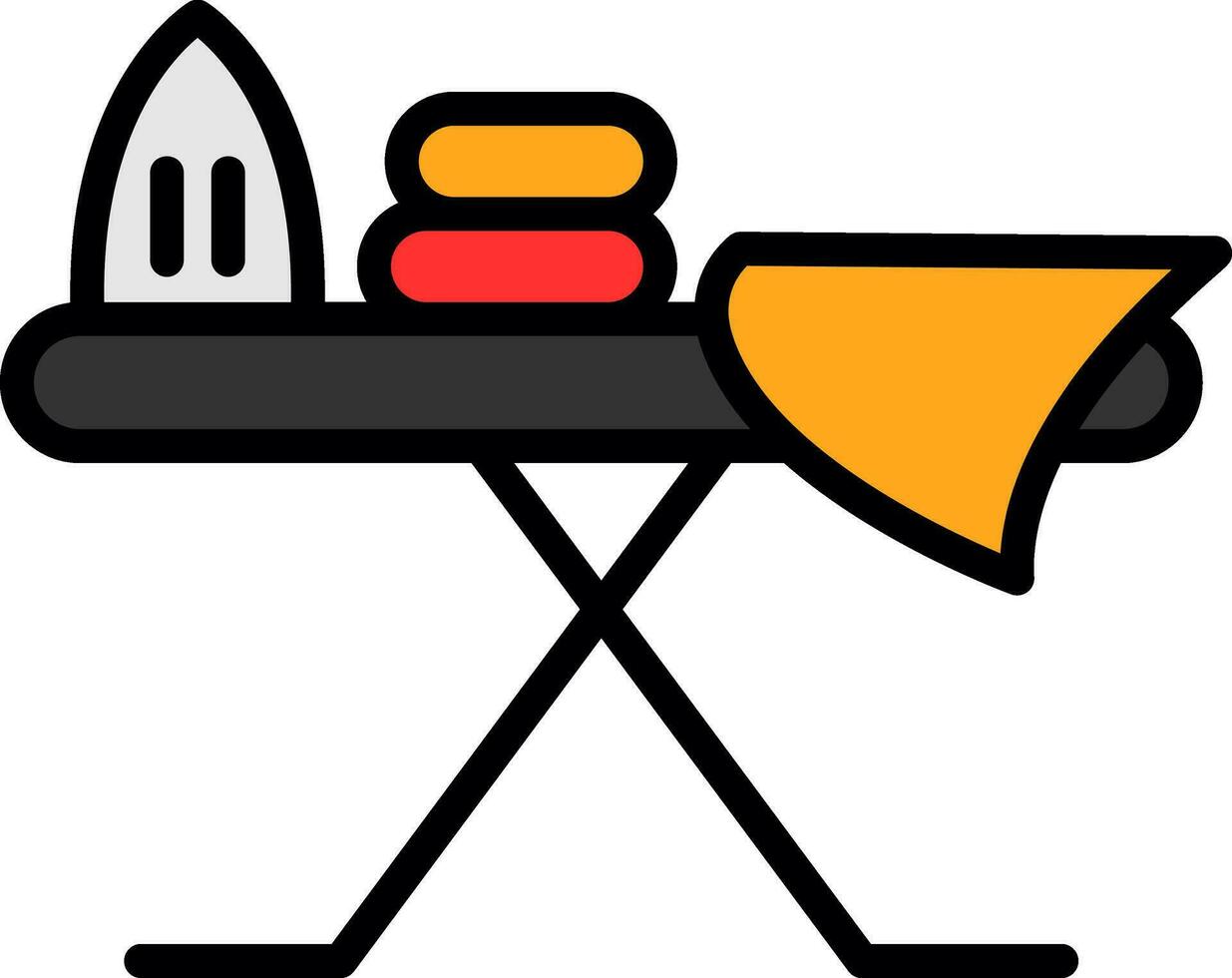 Iron board Vector Icon Design