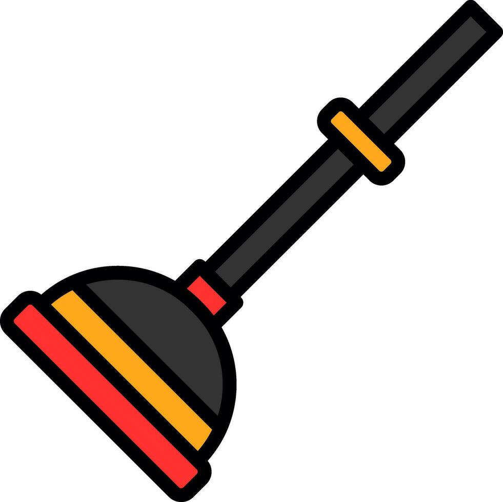 Plunger Vector Icon Design