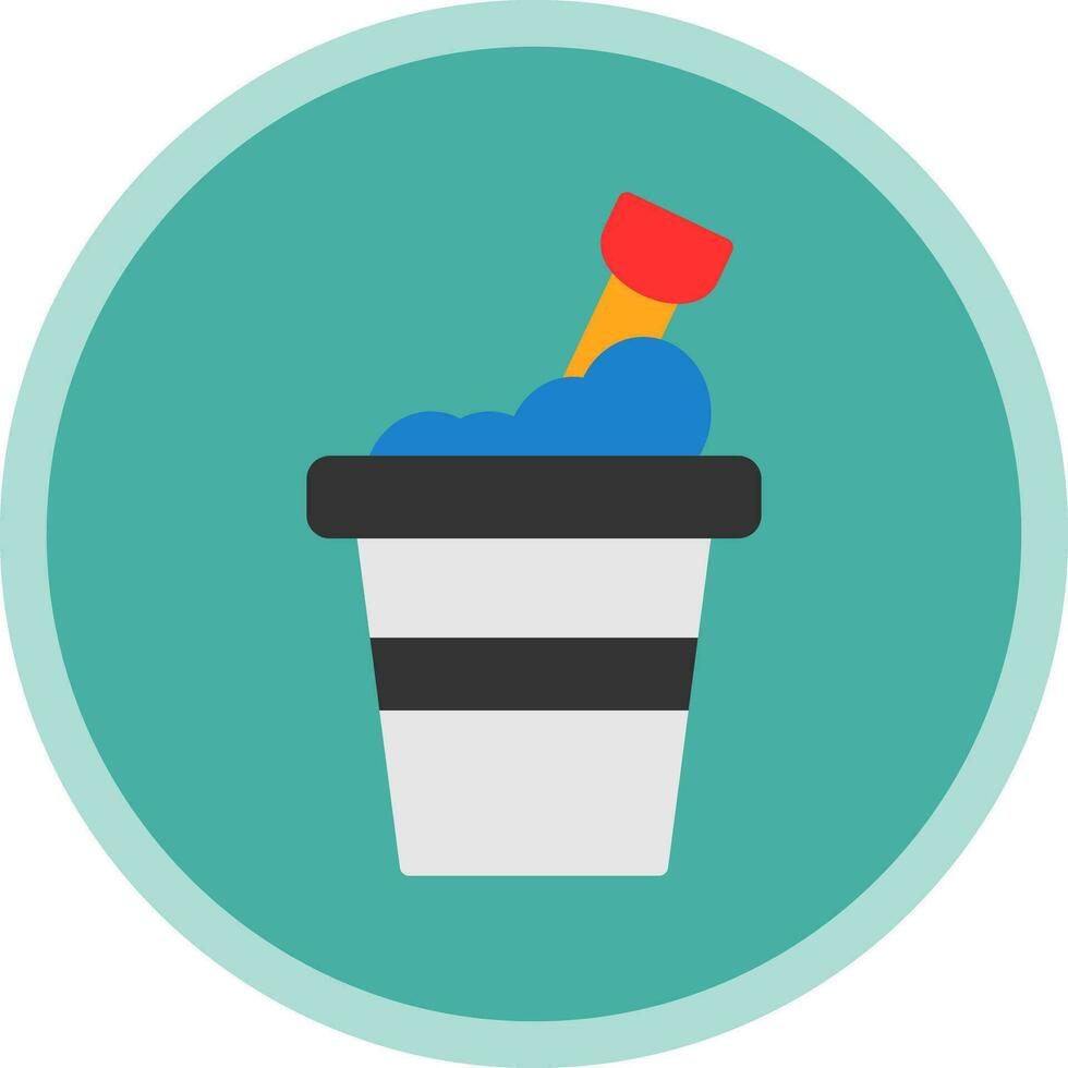 Bucket Vector Icon Design