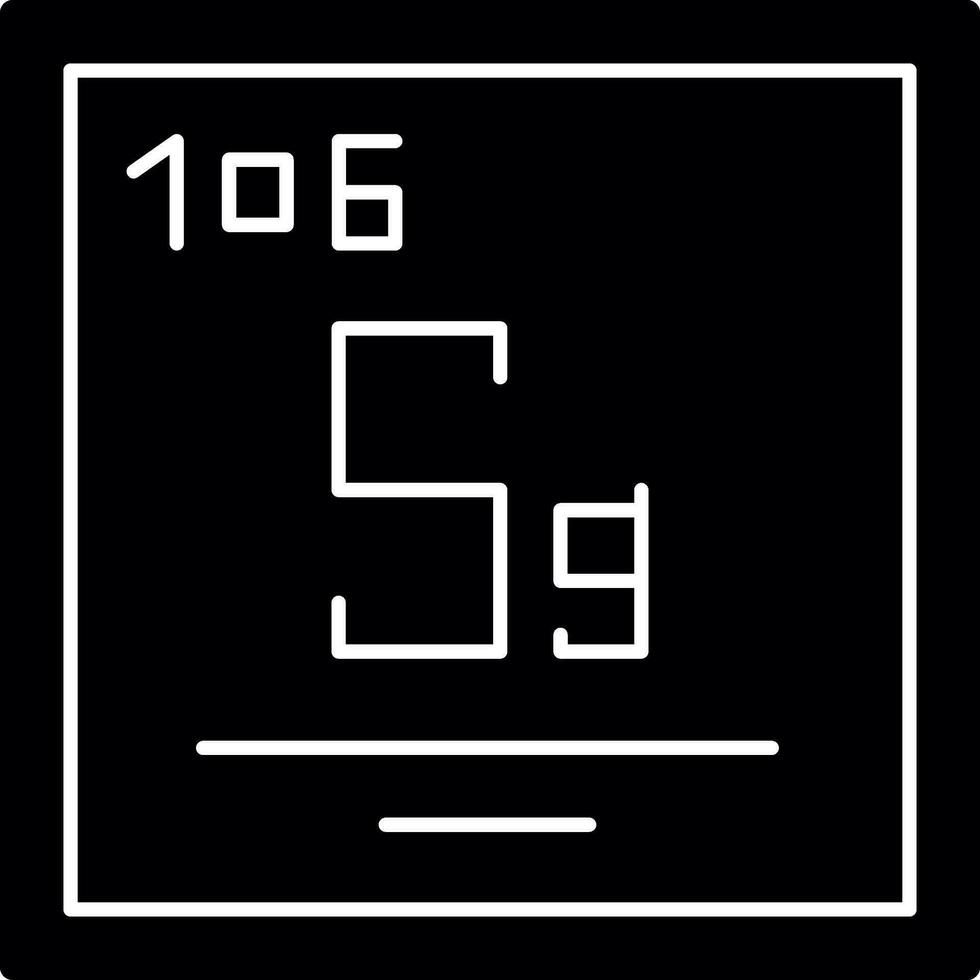 Seaborgium Vector Icon Design