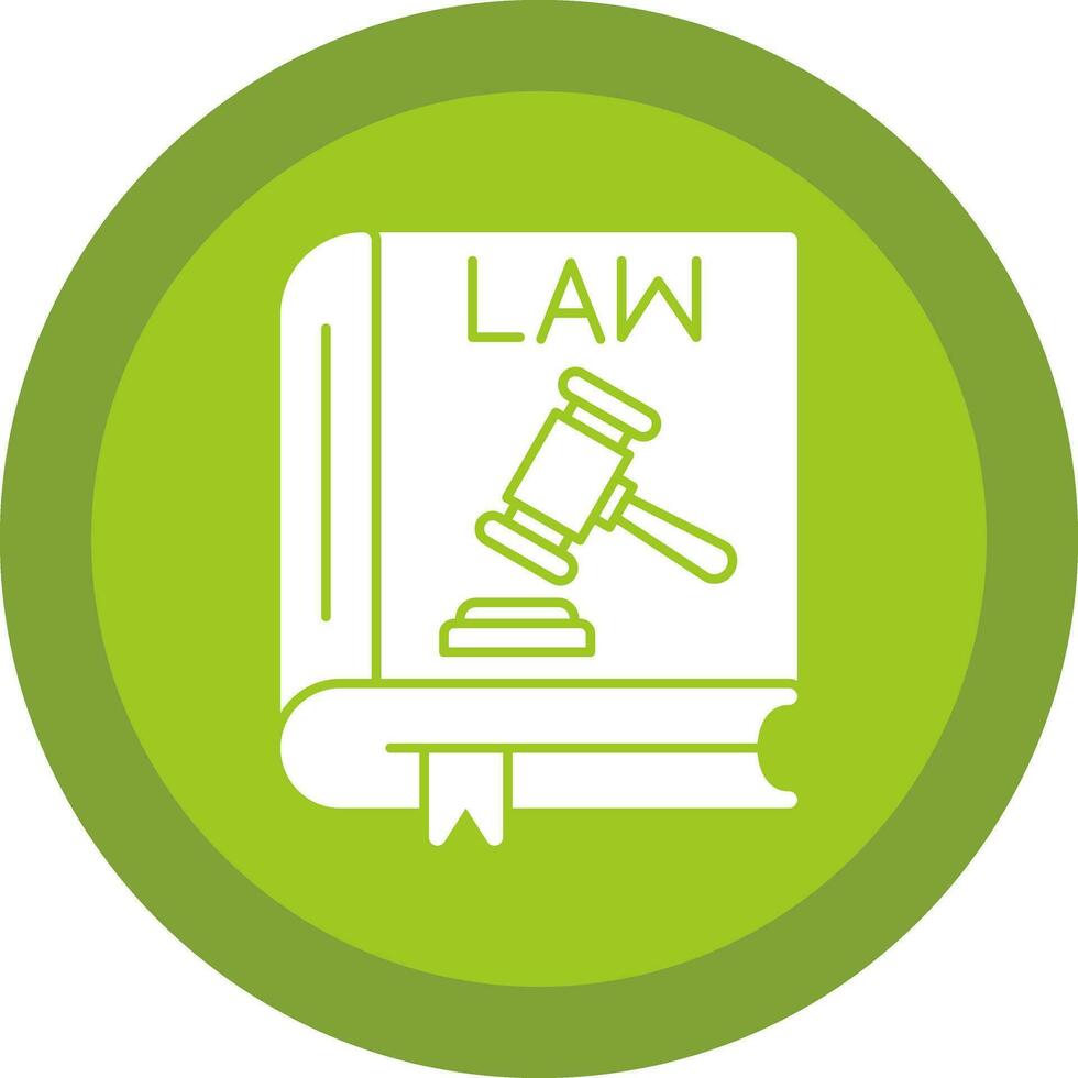 Law book Vector Icon Design