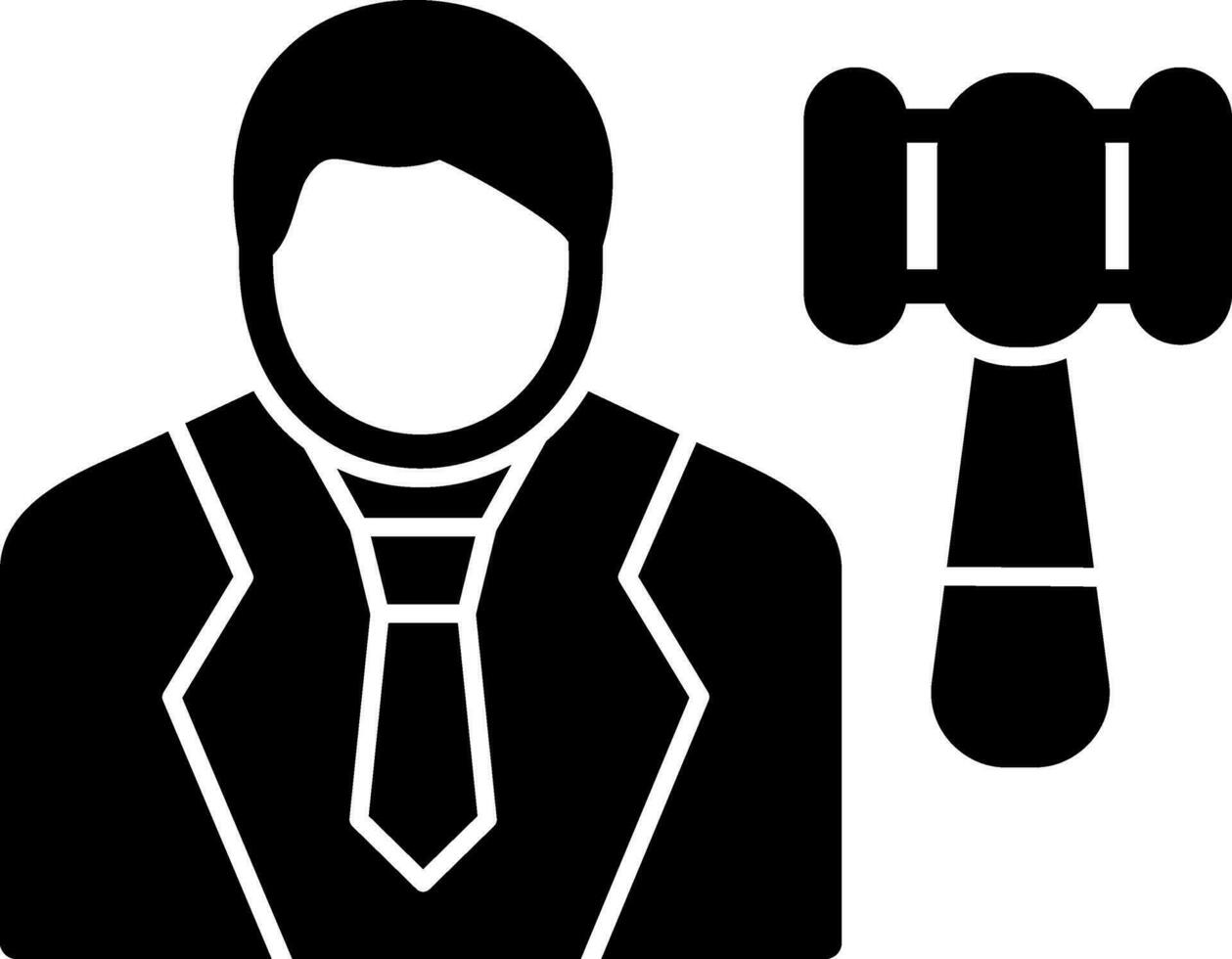Advocate Vector Icon Design
