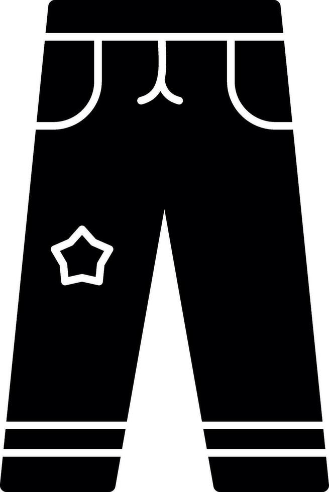 diseño de icono de vector de pantalones