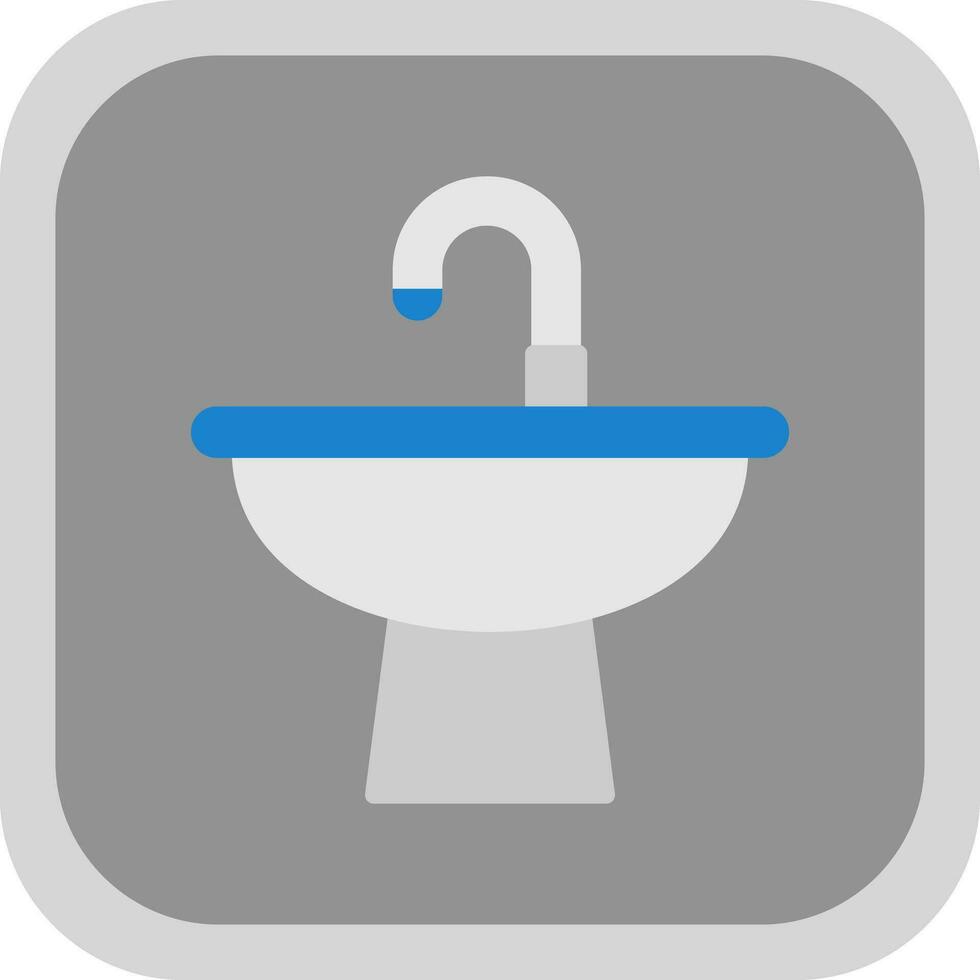 Washbasin Vector Icon Design