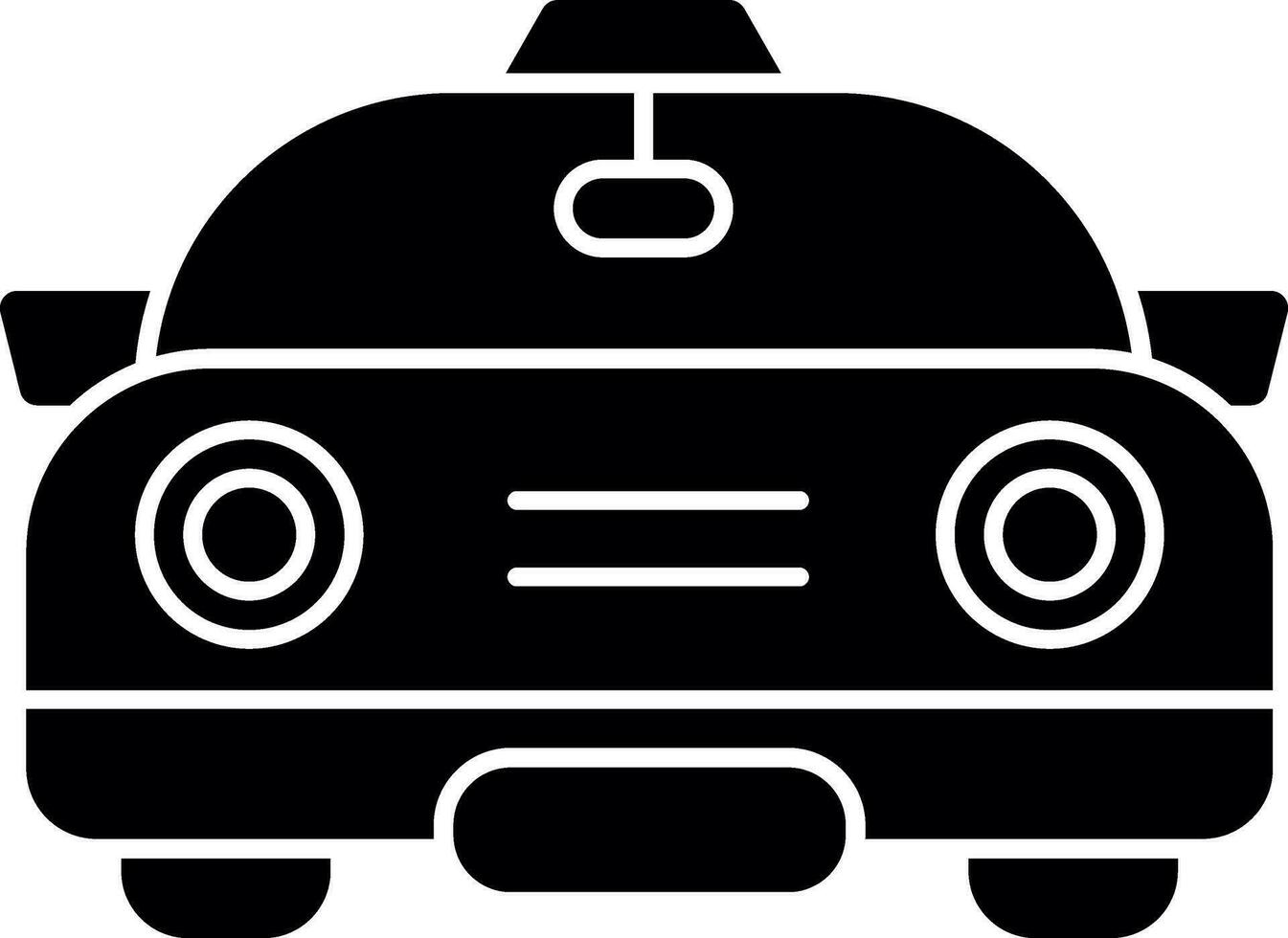 Taxi Vector Icon Design
