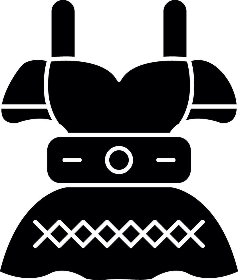 Dirndl Vector Icon Design