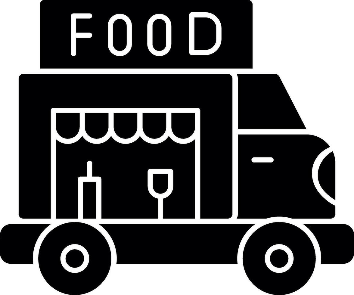 Food Truck Vector Icon Design