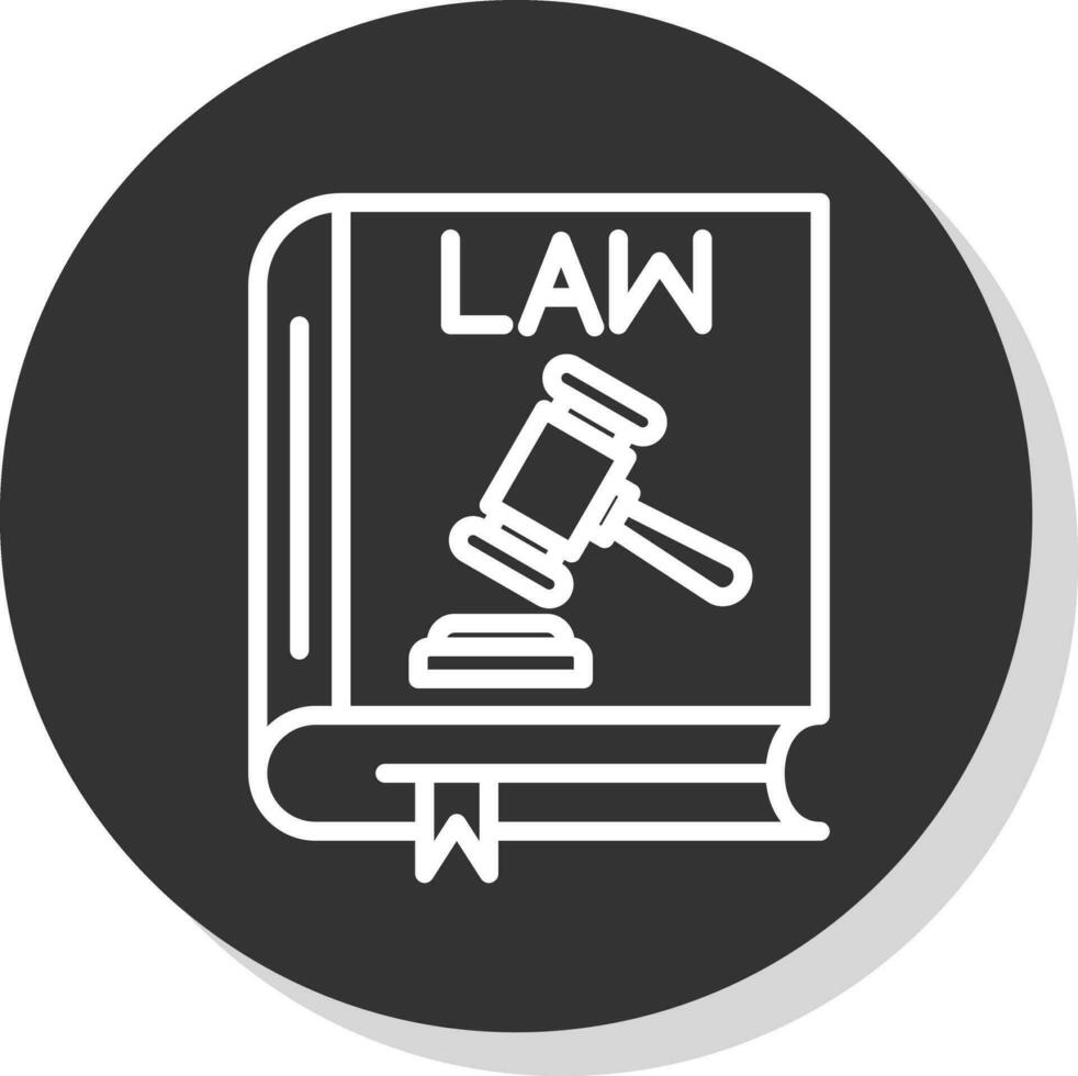 Law book Vector Icon Design