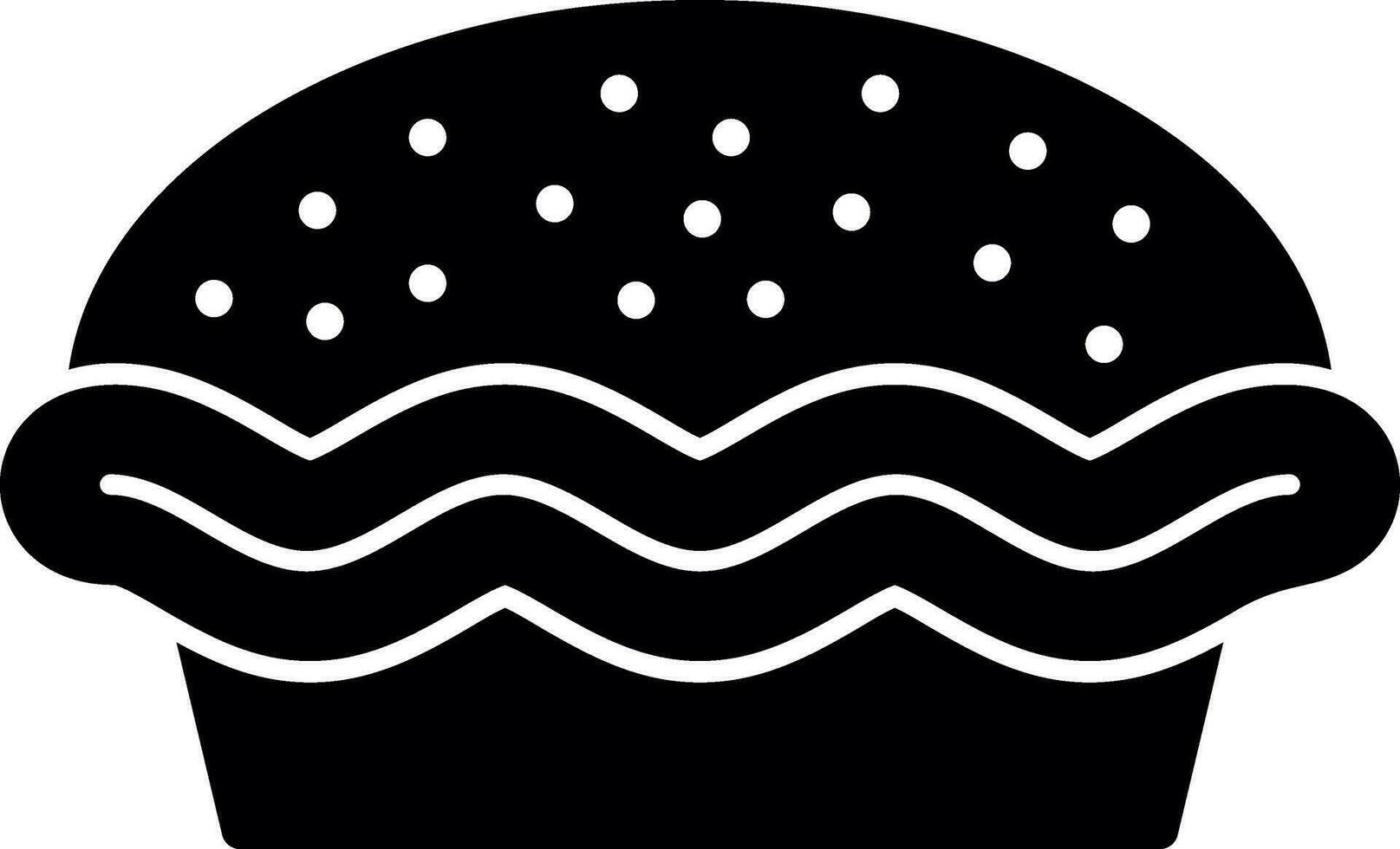 Pie Vector Icon Design