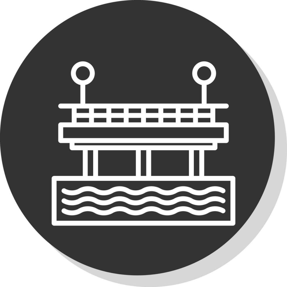 Pier Vector Icon Design