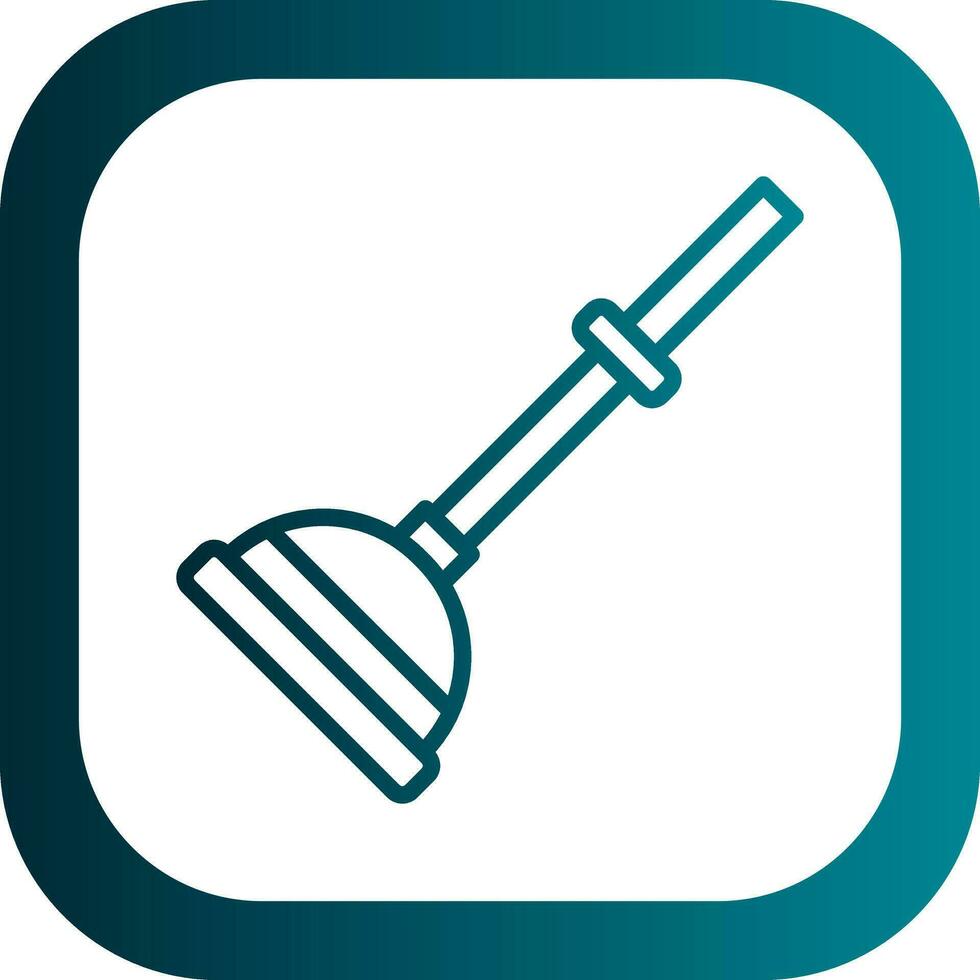 Plunger Vector Icon Design