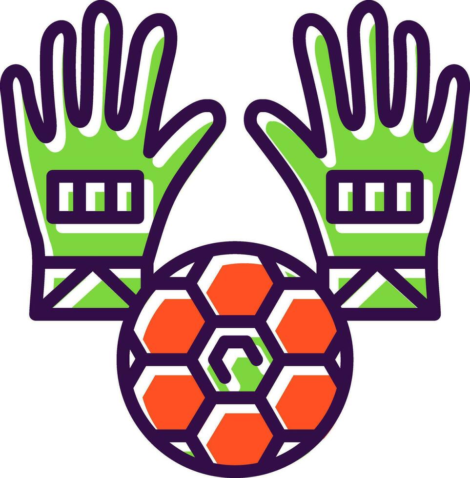 Goalie Vector Icon Design