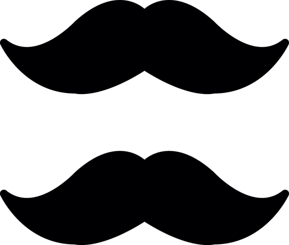 Moustache Vector Icon Design