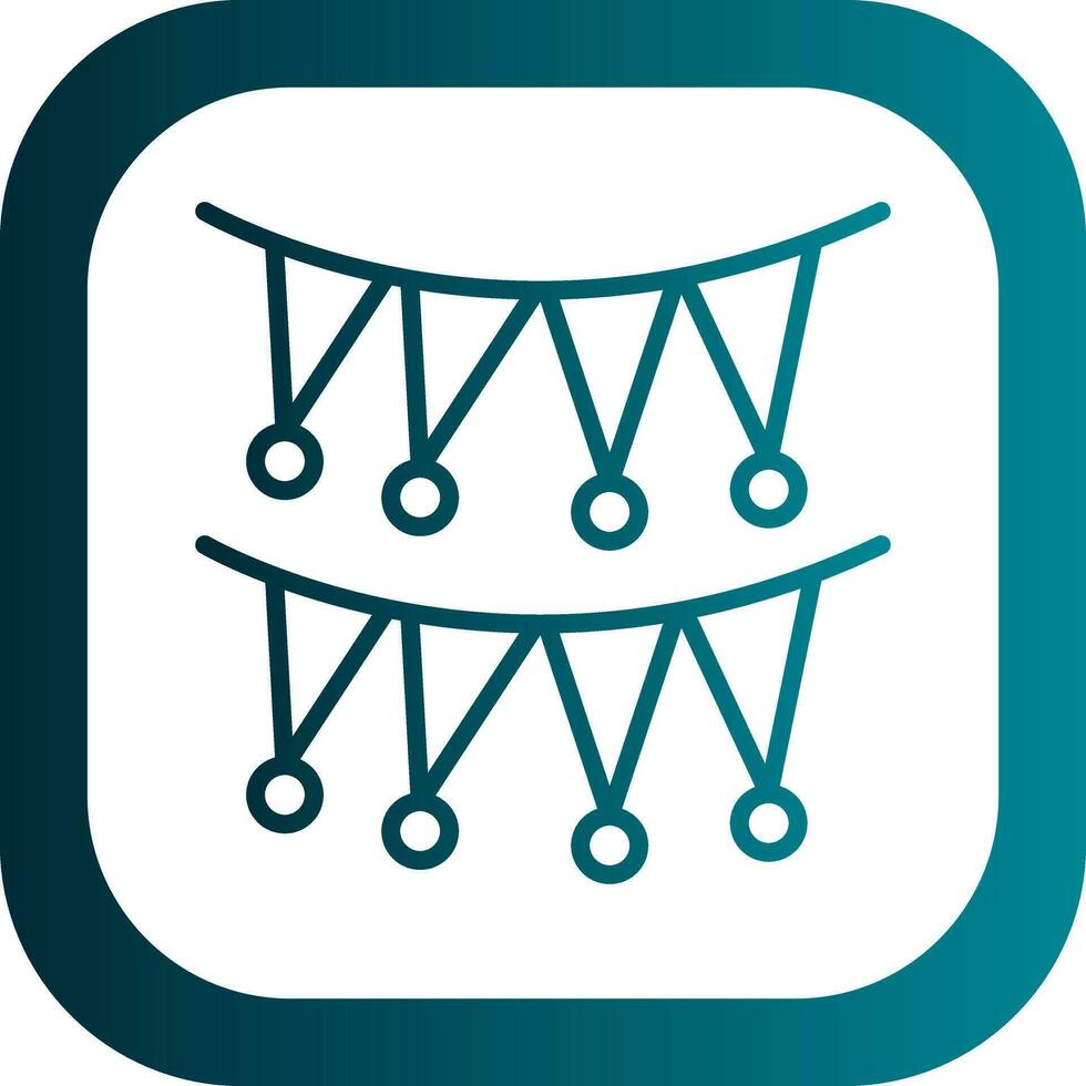 Garlands Vector Icon Design