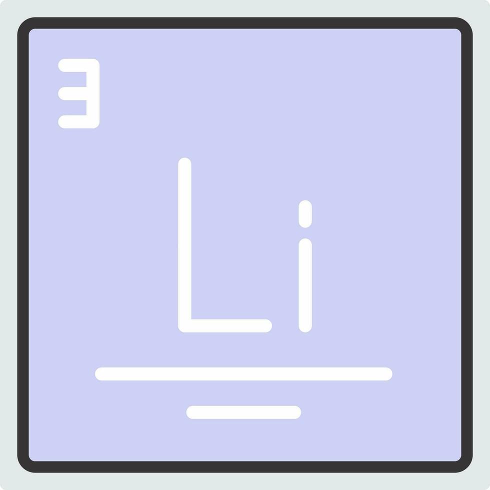 Lithium Vector Icon Design
