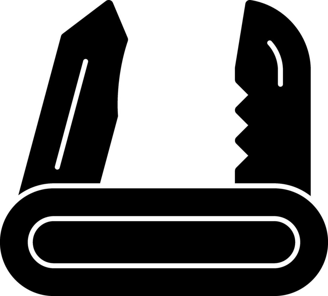 Swiss army knife Vector Icon Design