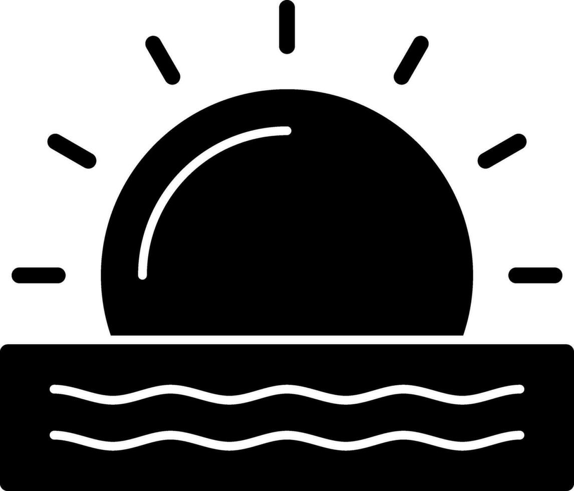 Sunrise Vector Icon Design