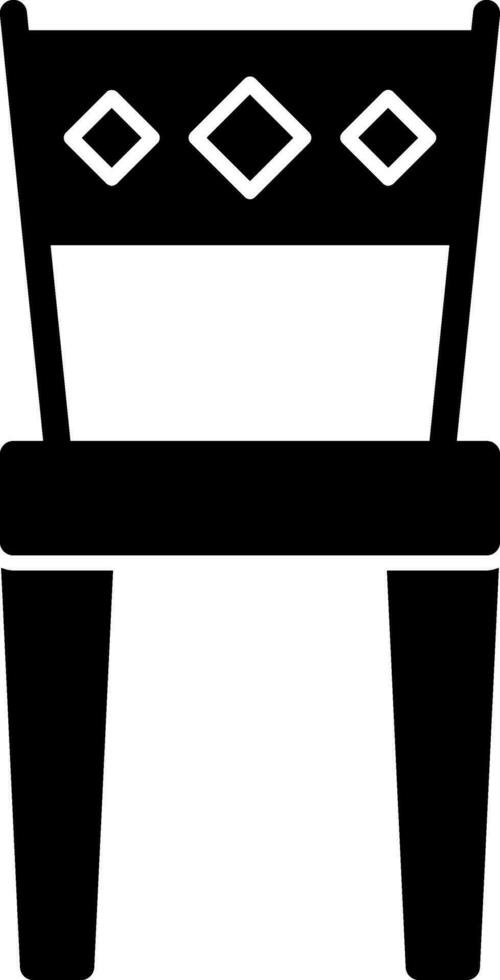 diseño de icono de vector de silla