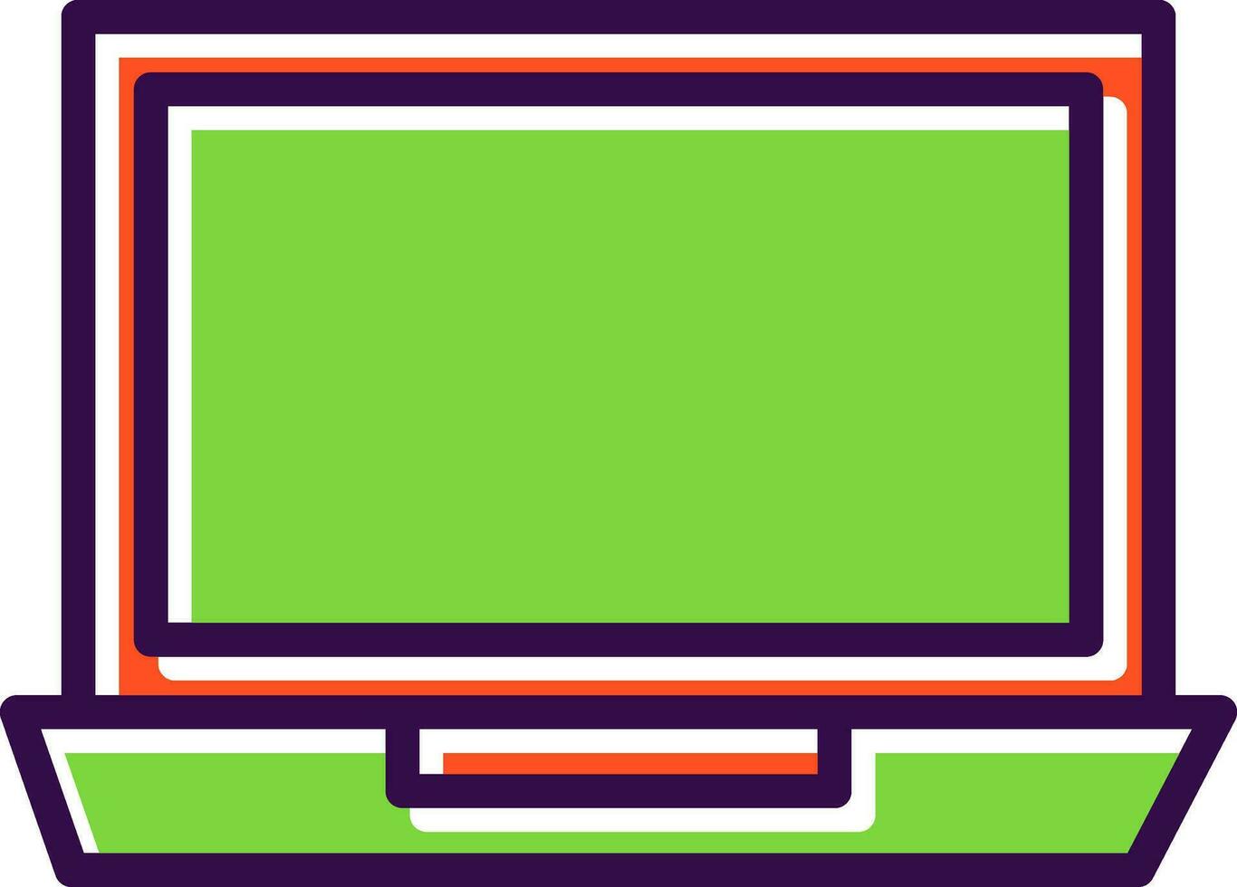 Laptop Vector Icon Design