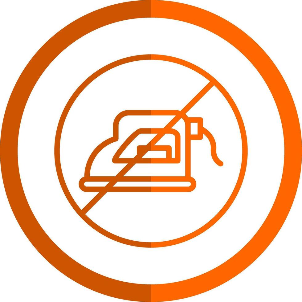 No iron Vector Icon Design