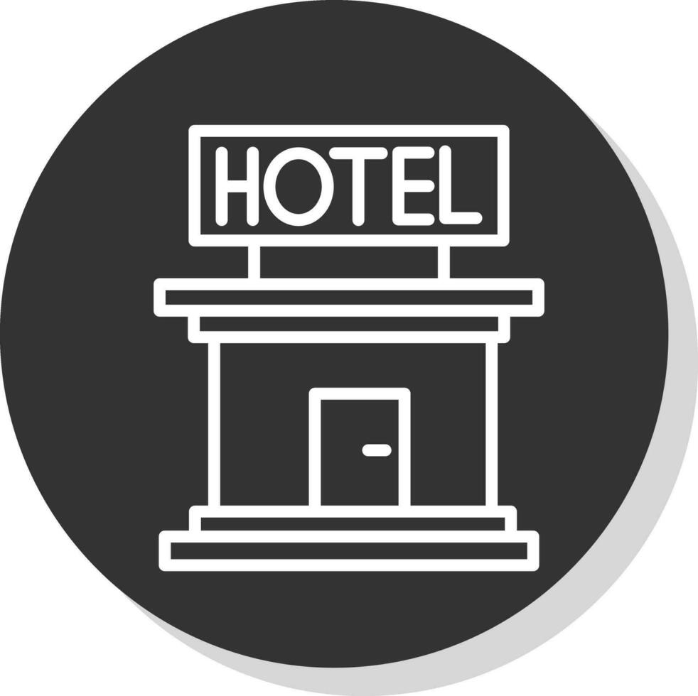 diseño de icono de vector de hotel