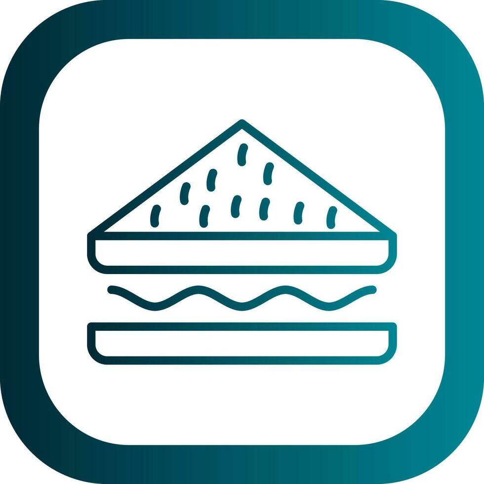 diseño de icono de vector de sándwich