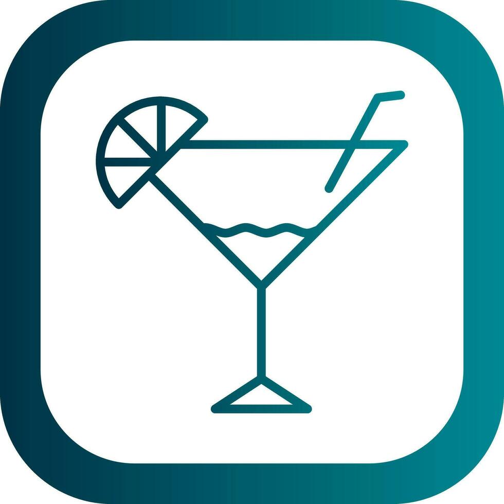 Martini Vector Icon Design