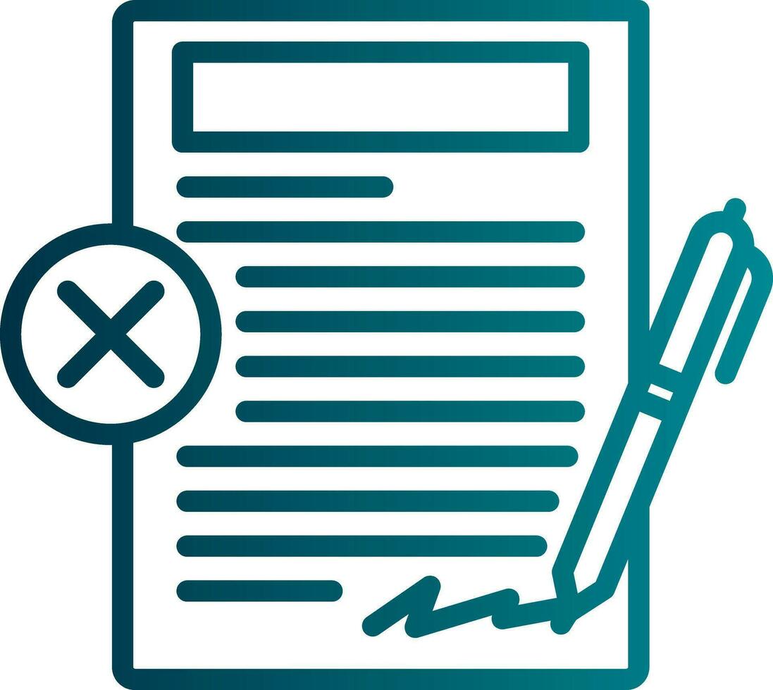 Disagreement Vector Icon Design