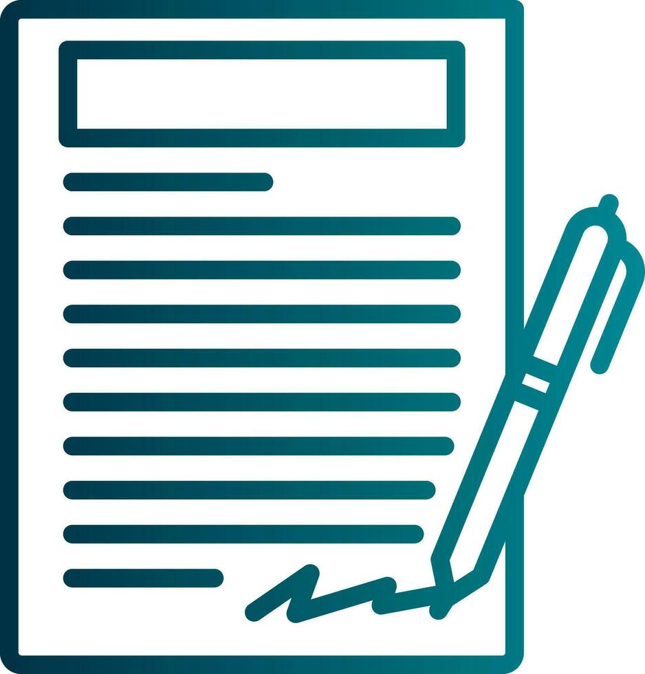 Agreement Vector Icon Design