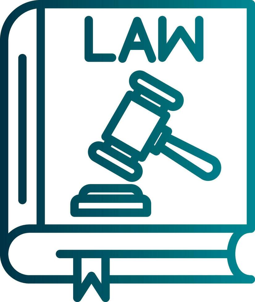 Law book Vector Icon Design