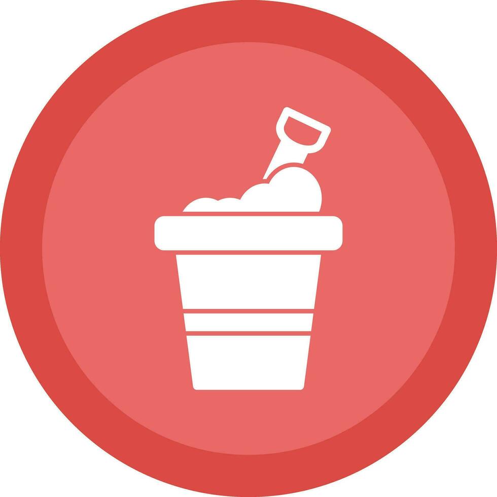 Bucket Vector Icon Design