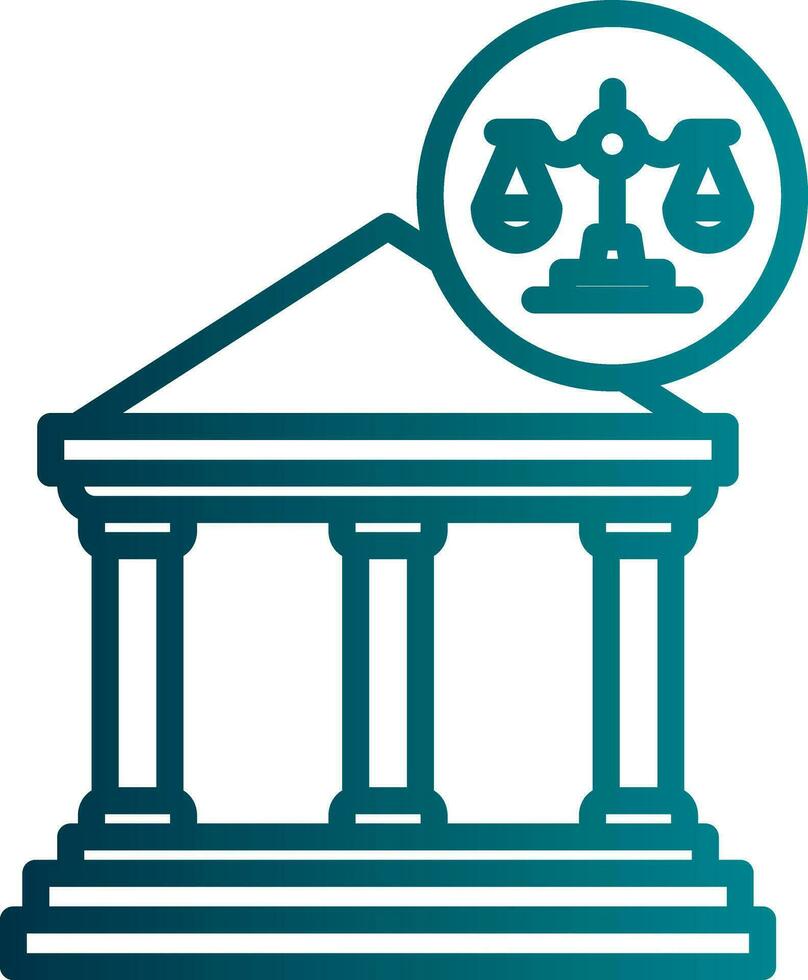 Court Vector Icon Design