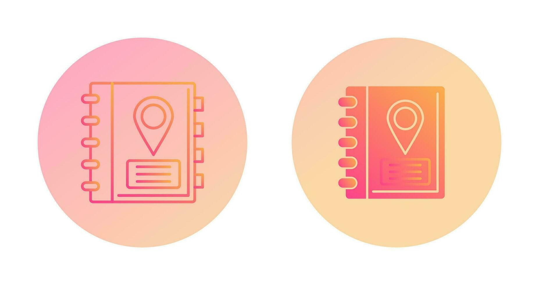 Address Book Vector Icon