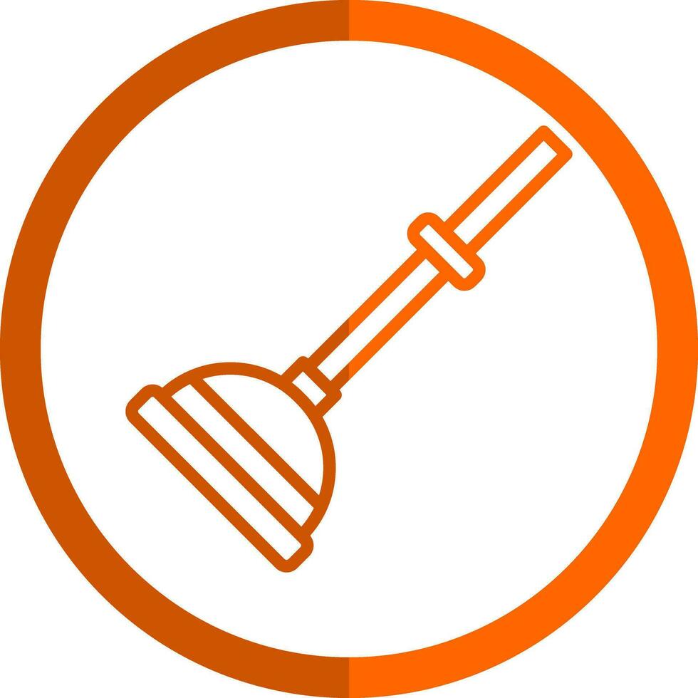 Plunger Vector Icon Design