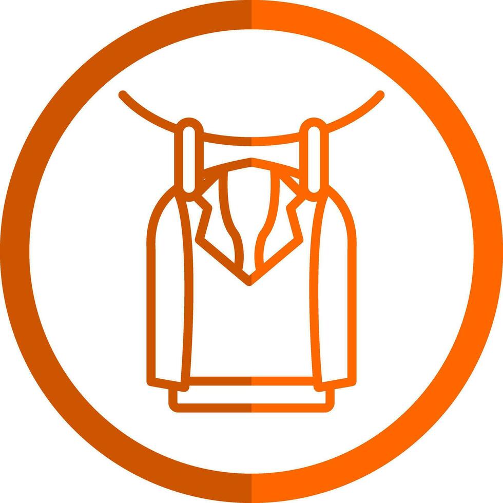 diseño de icono de vector de ropa limpia