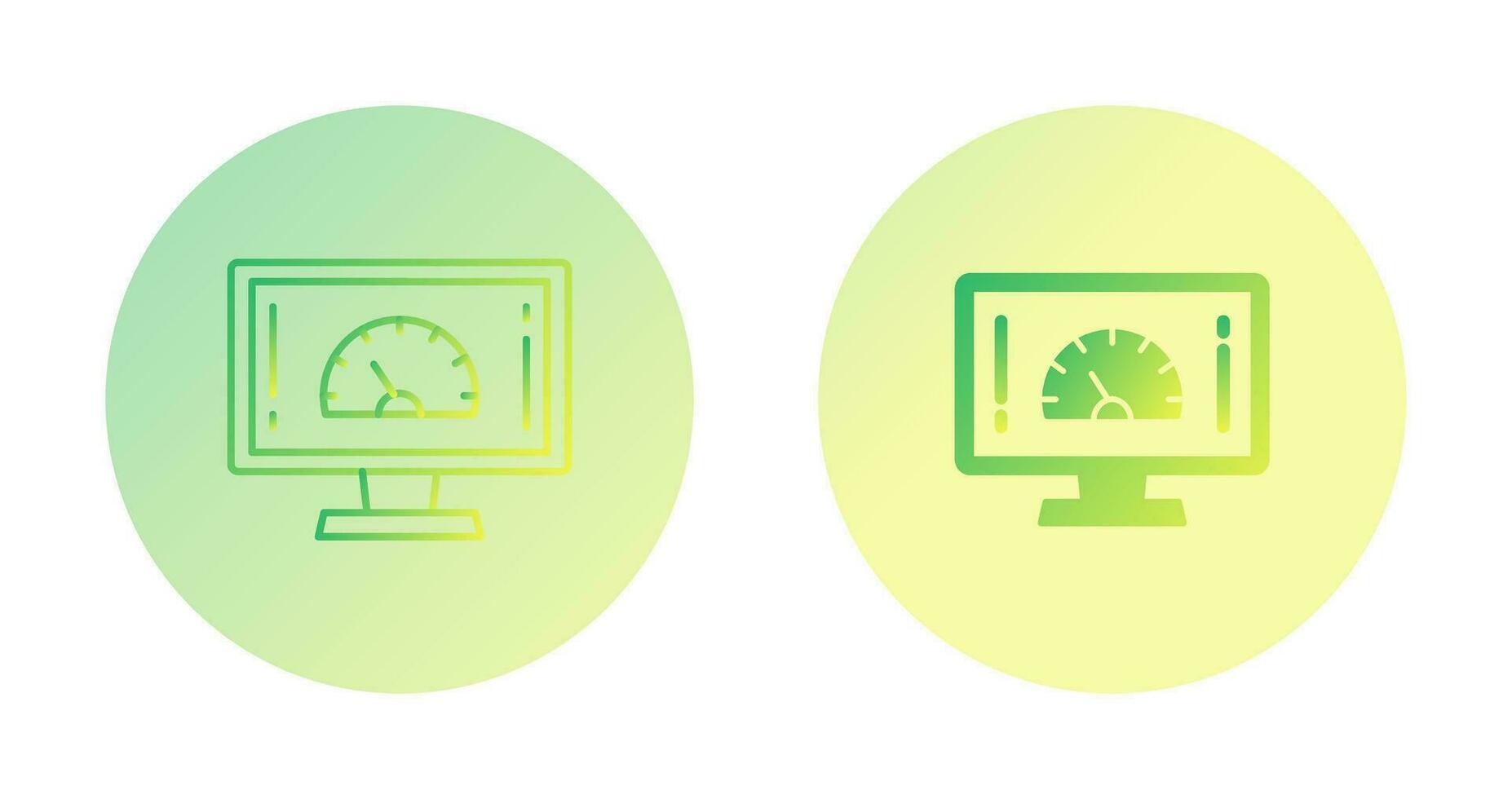 Speed Test Vector Icon