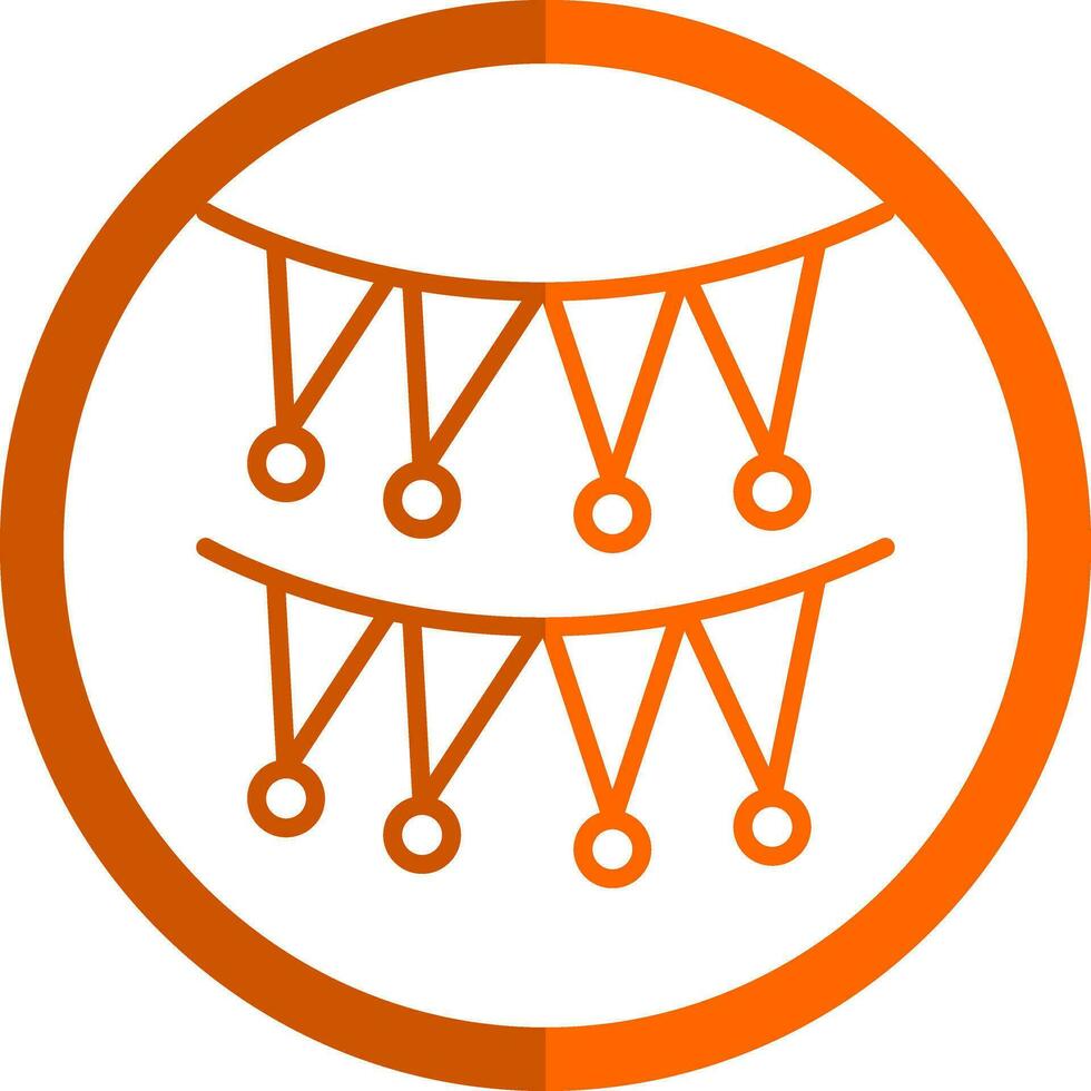 Garlands Vector Icon Design