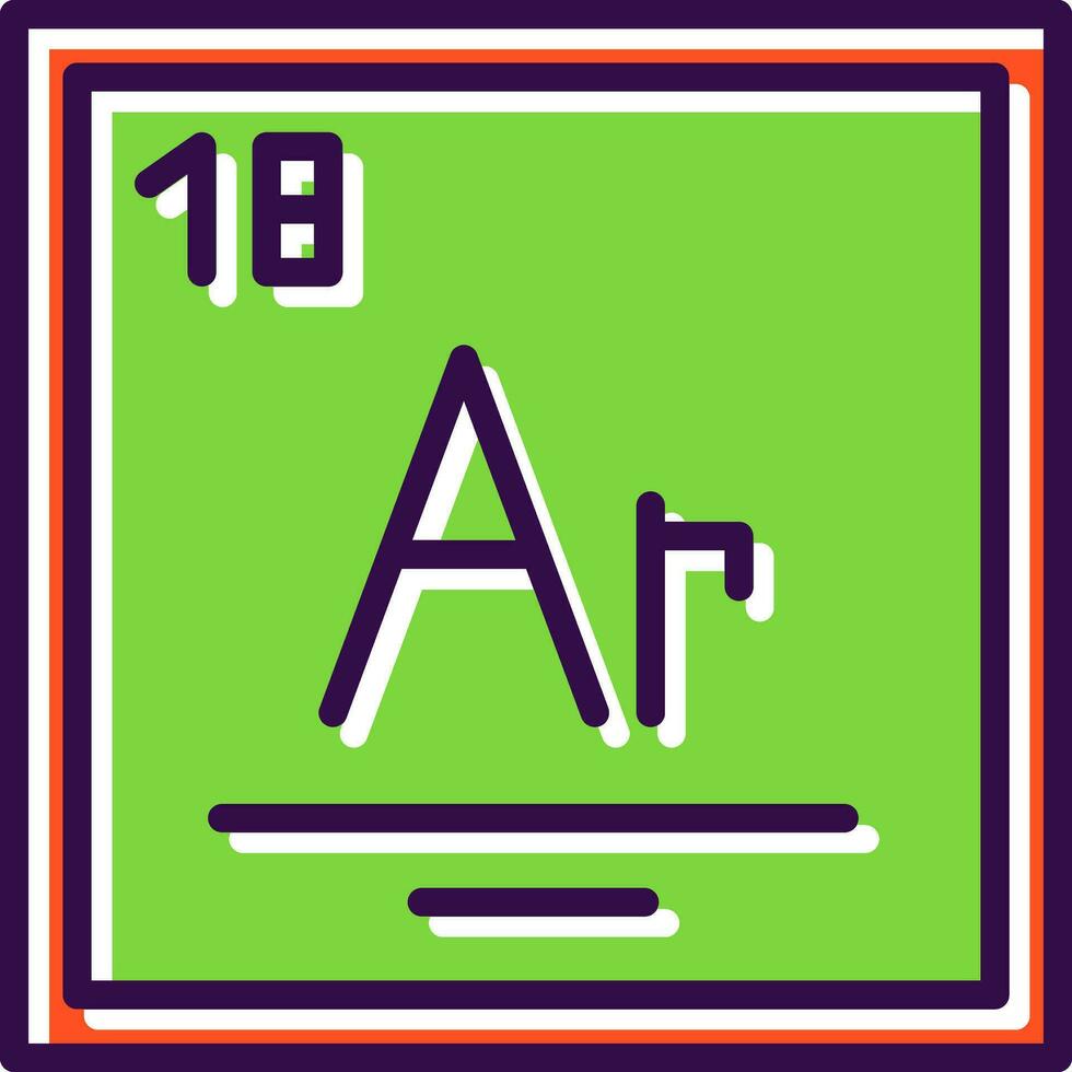 Argon Vector Icon Design