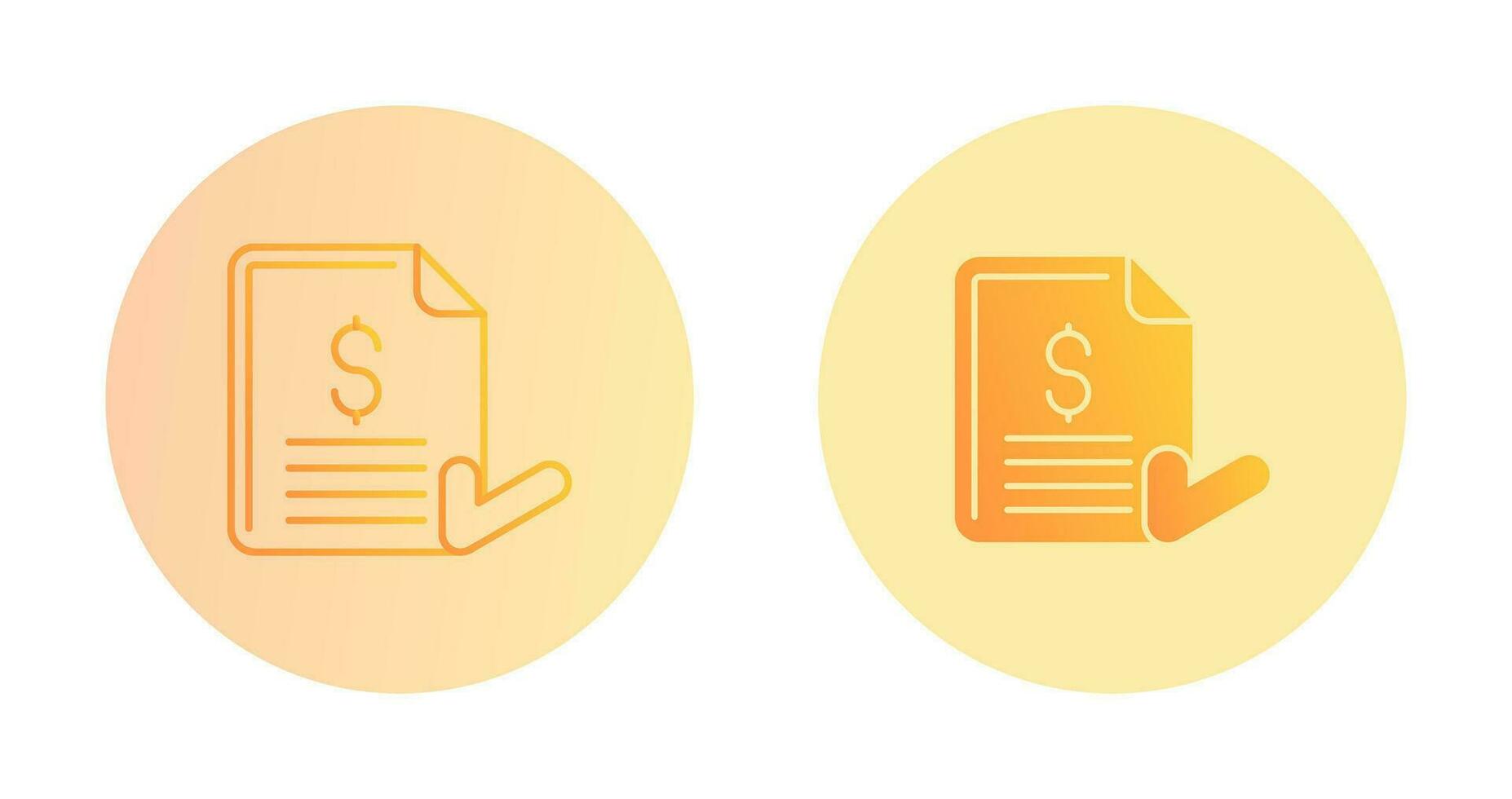 Invoice Vector Icon