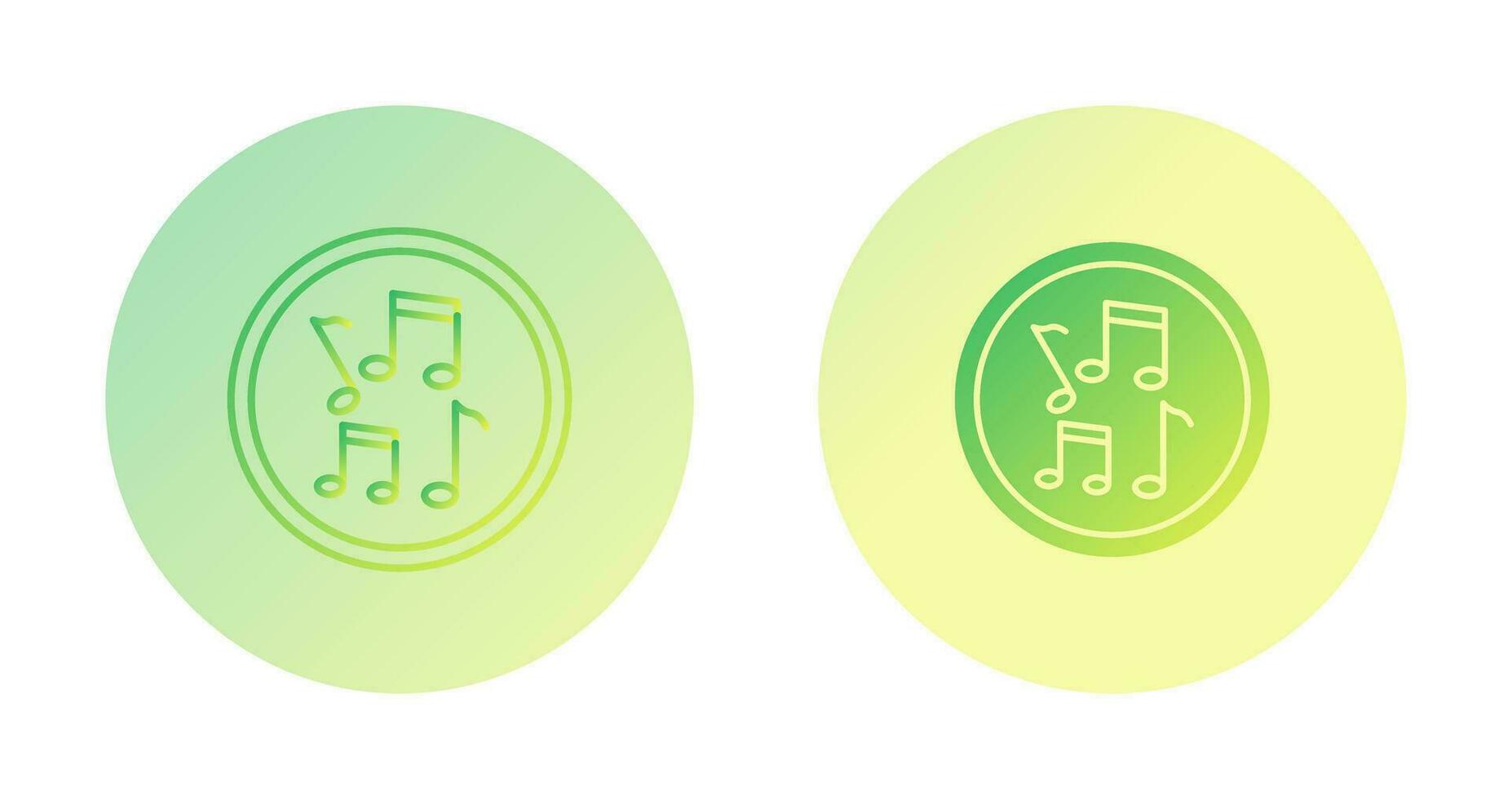 Musical Notes Vector Icon