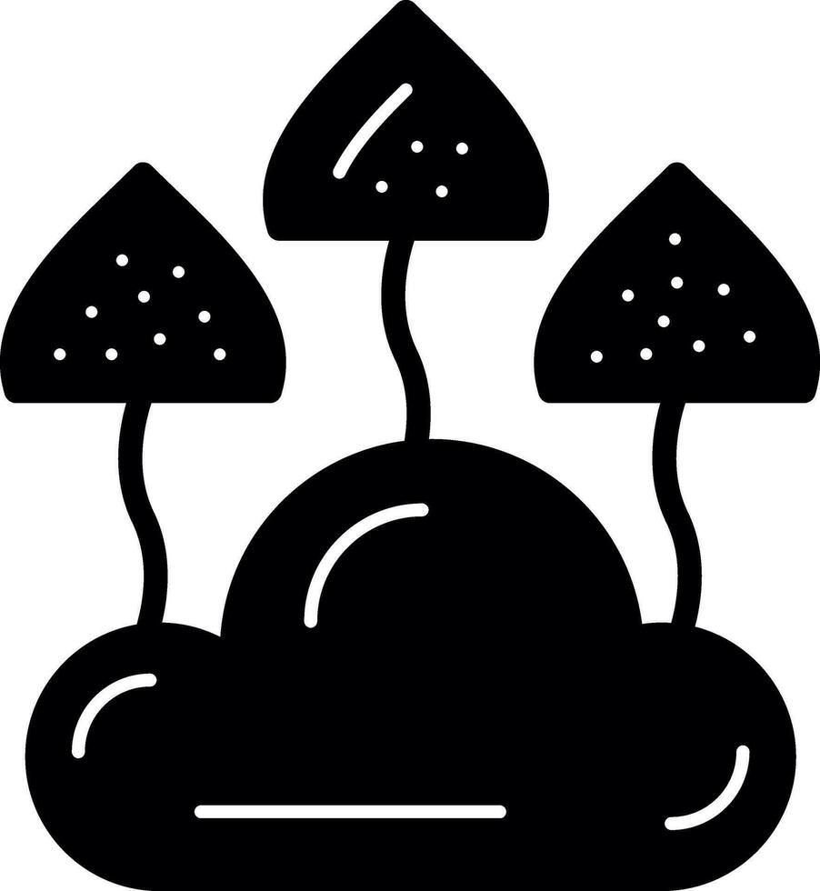 Fungus Vector Icon Design