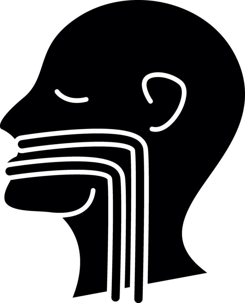 Throat Vector Icon Design