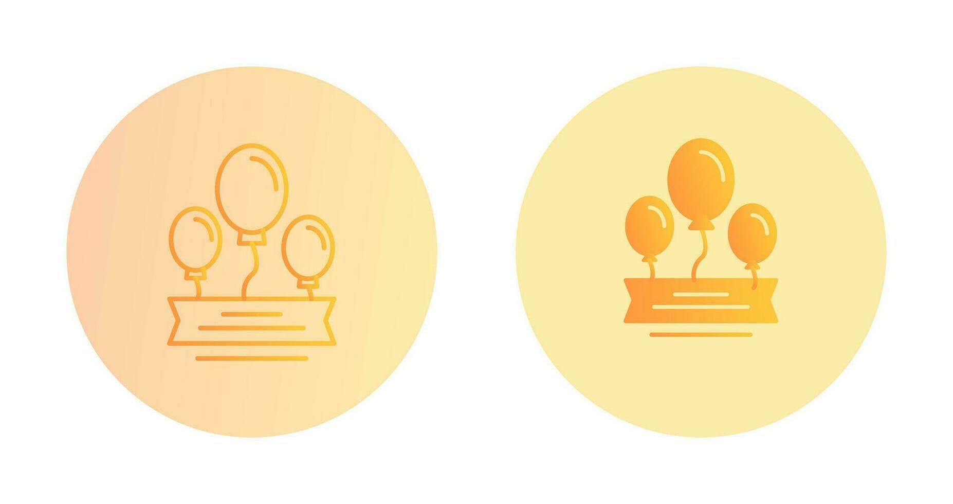 Balloons Vector Icon